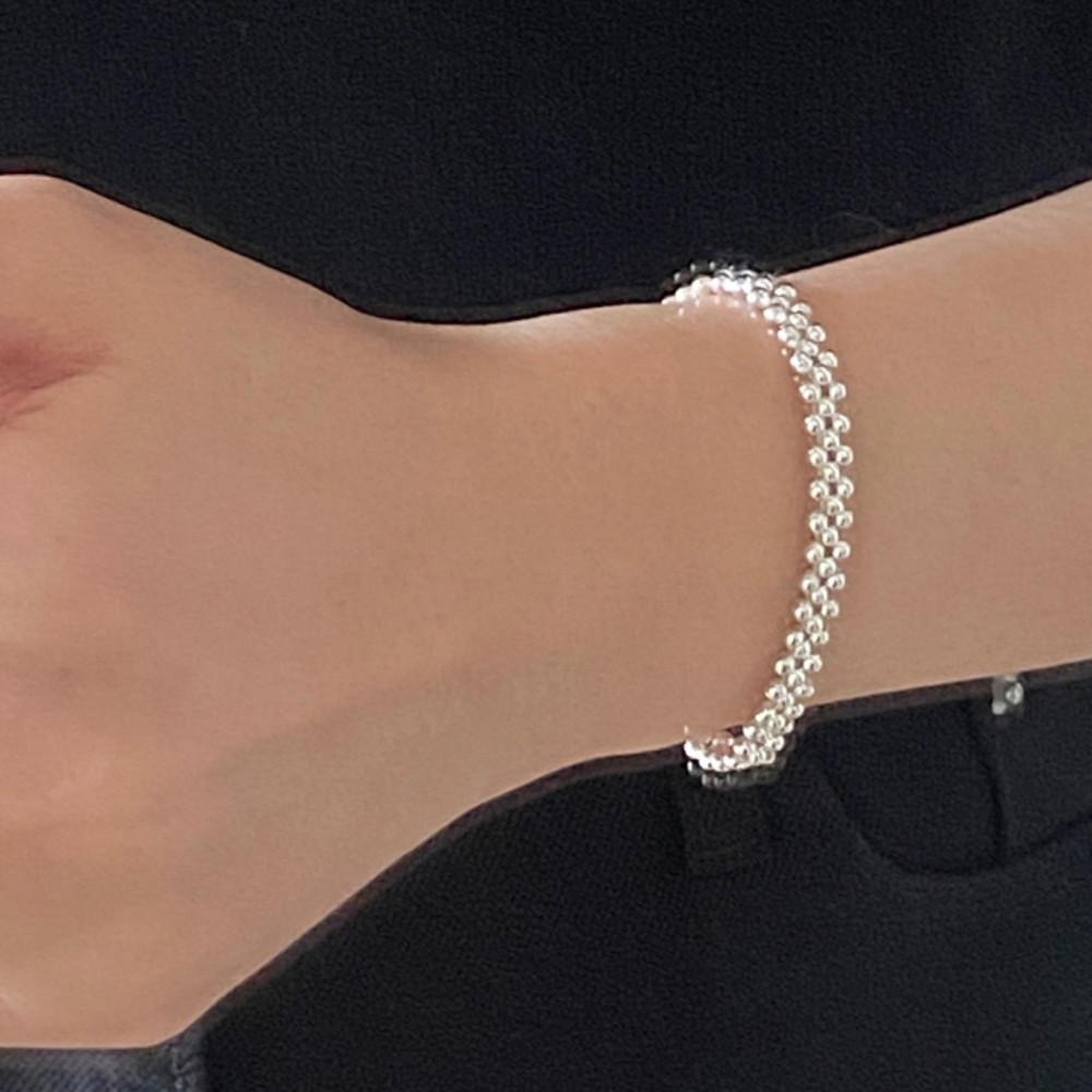이 화  [실버 볼 팔찌, silver ball bracelet ] silver925