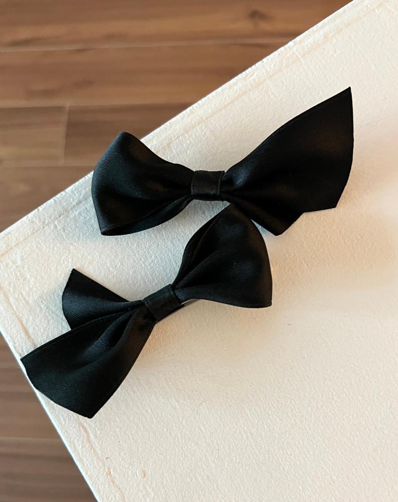 (크르와)메리 리본 핸드메이드 집게핀