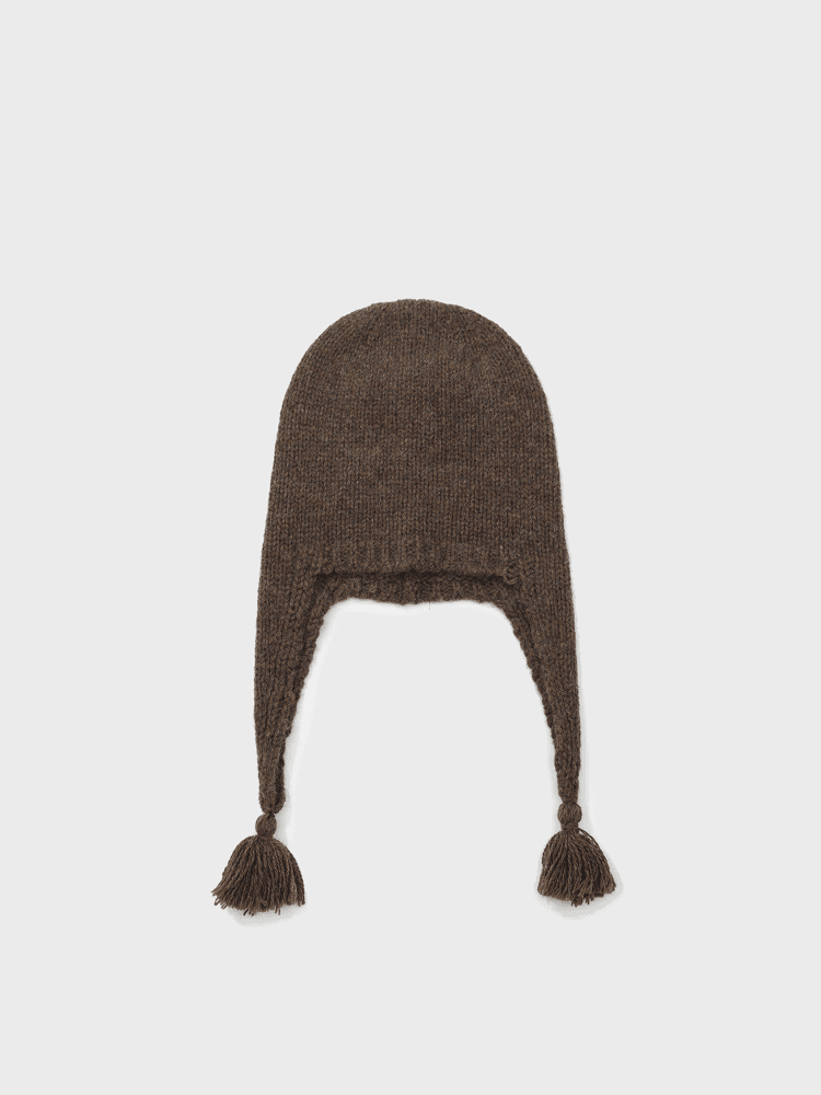 Knit Trooper Hat [Brown]