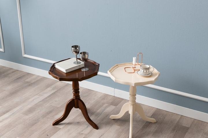 엔틱 사이드테이블 와인테이블 거실 원형테이블