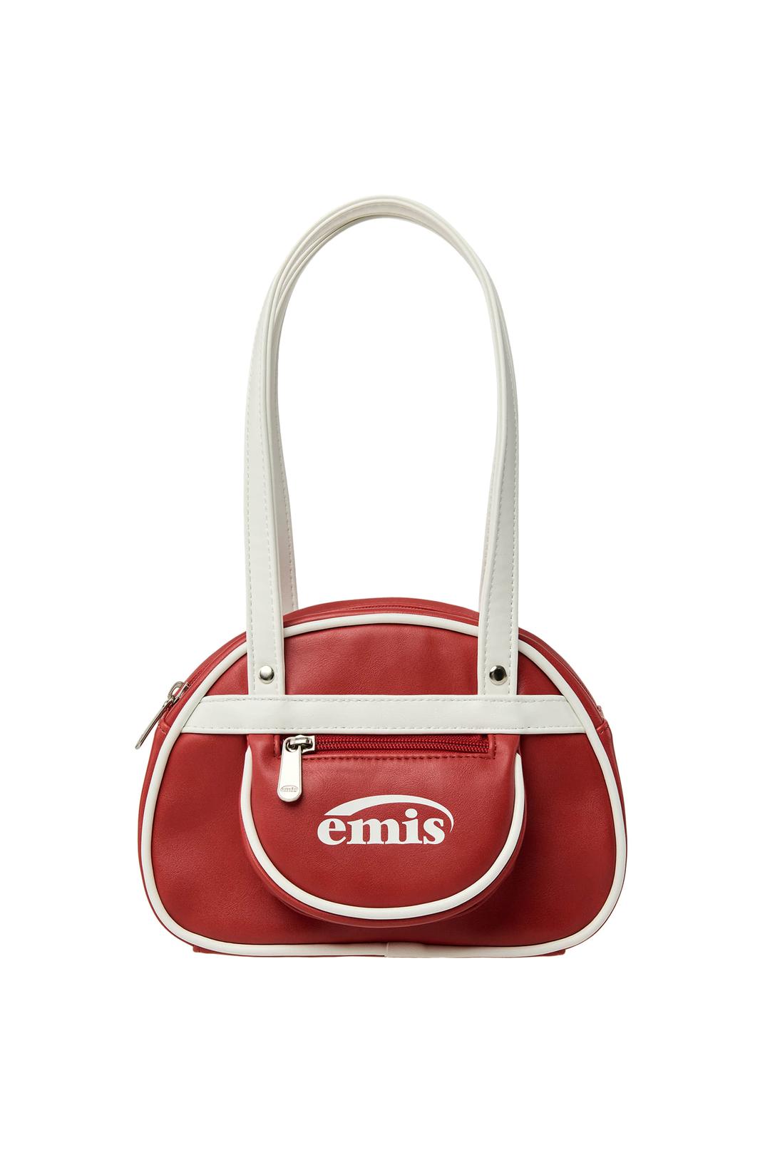 VINTAGE MINI BOWLING BAG-RED