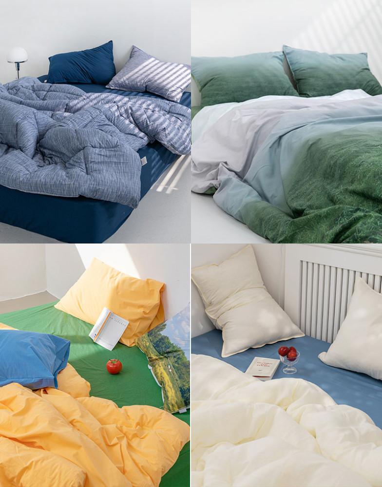 먼지없는 항균 침구 순면 모달 극세사 차렵이불 세트모음 SS Q