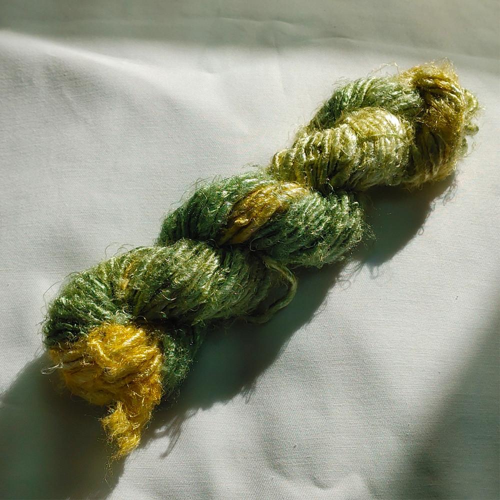 비건 리사이클얀 바나나실크얀 ‘민들레(Dandelion)’ Recycled Banana Silk 코바늘실 위빙실