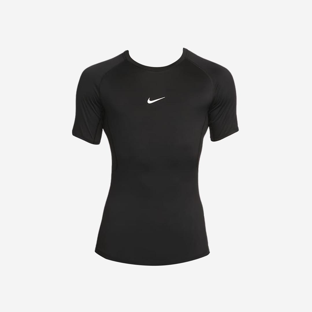 Nike Pro Dri-Fit Short Sleeve Fitness Top Black - Asia