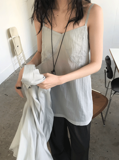 느웬 시나몬 나시 원피스 (4colors) (레이어드/뷔스티에원피스/봄신상)