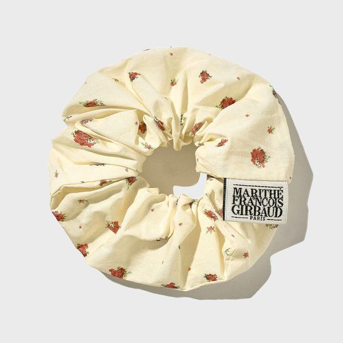 CLASSIC LOGO FLOWER HAIR SCRUNCHIE light yellow