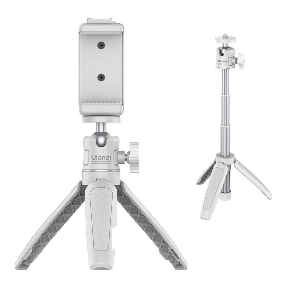 울란지 MT-08 KIT 화이트 스마트폰 미니 삼각대 셀카봉 유튜버 브이로그 개인방송장비