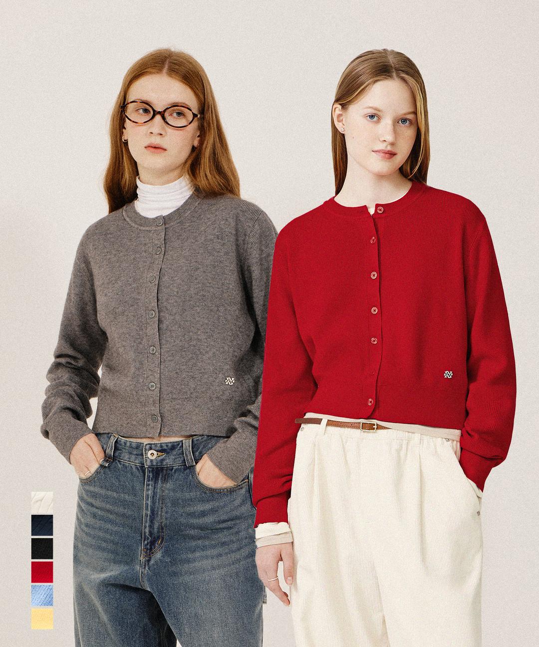 [SET] (베이직 or 케이블 선택) 우먼 에센셜 가디건 _10 COLOR