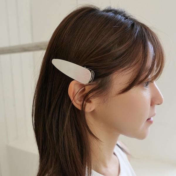 Matt Silver Trigonal Hairpin