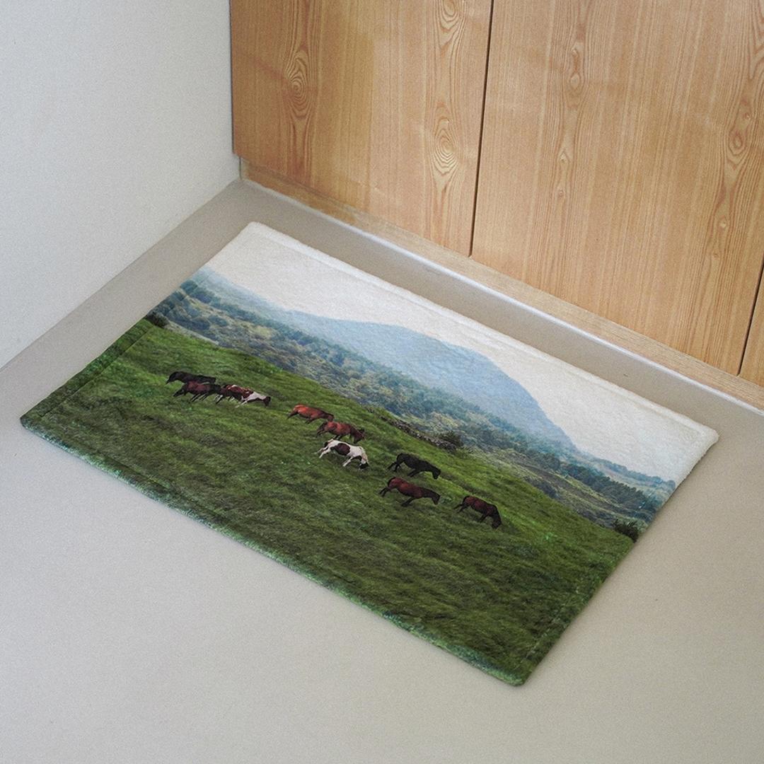[29CM 단독] JEJU mountain horse 미니러그 발매트
