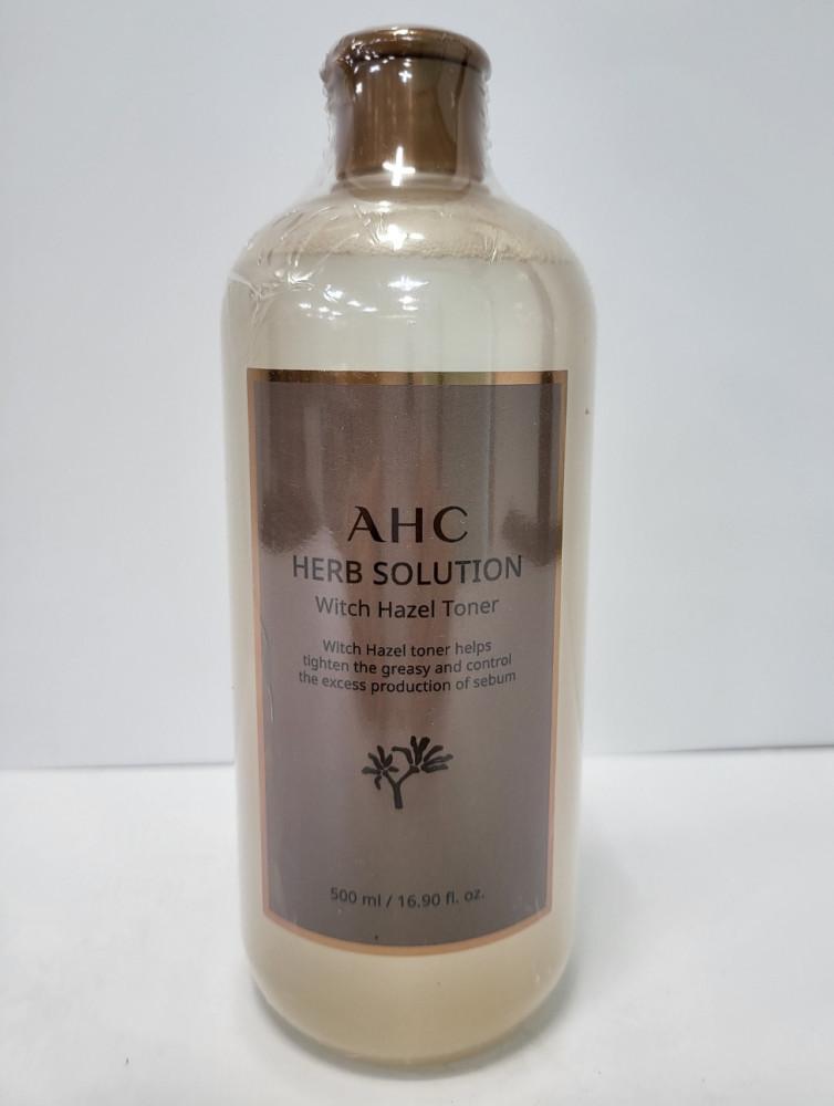 AHC 허브 솔루션 위치하젤 토너 500ml
