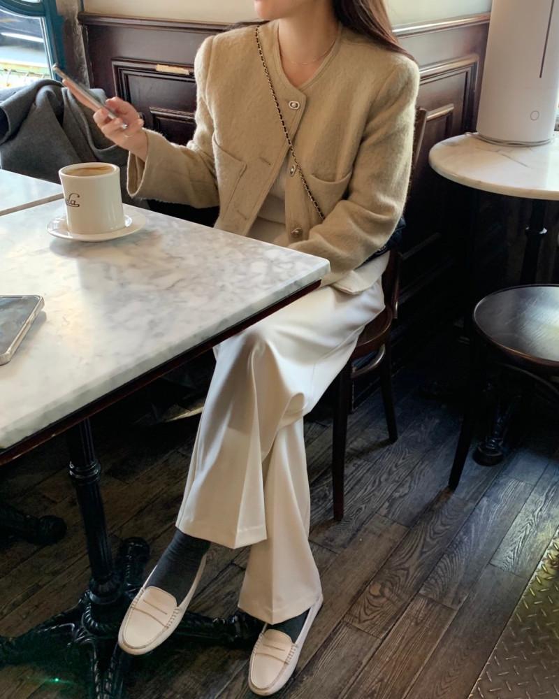 [오늘(16일) 자정까지 특가] 무이 알파카 자켓 (베이지)