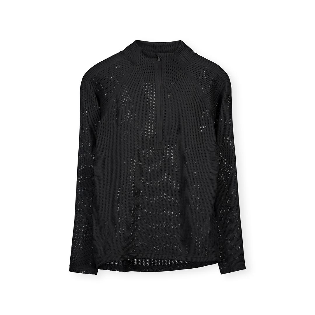 HOUDINI MENS Pace Flow Half Zip TRUE BLACK [후디니 남성 페이스 플로우 하프 집 블랙]