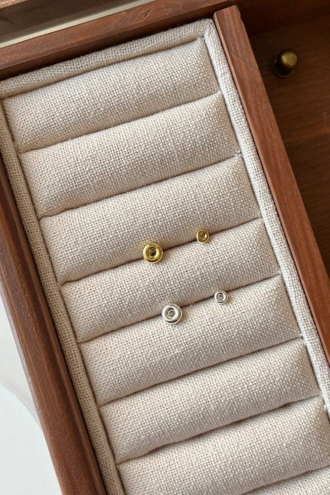 (925) Glazed Piercing (2colors/2sizes)