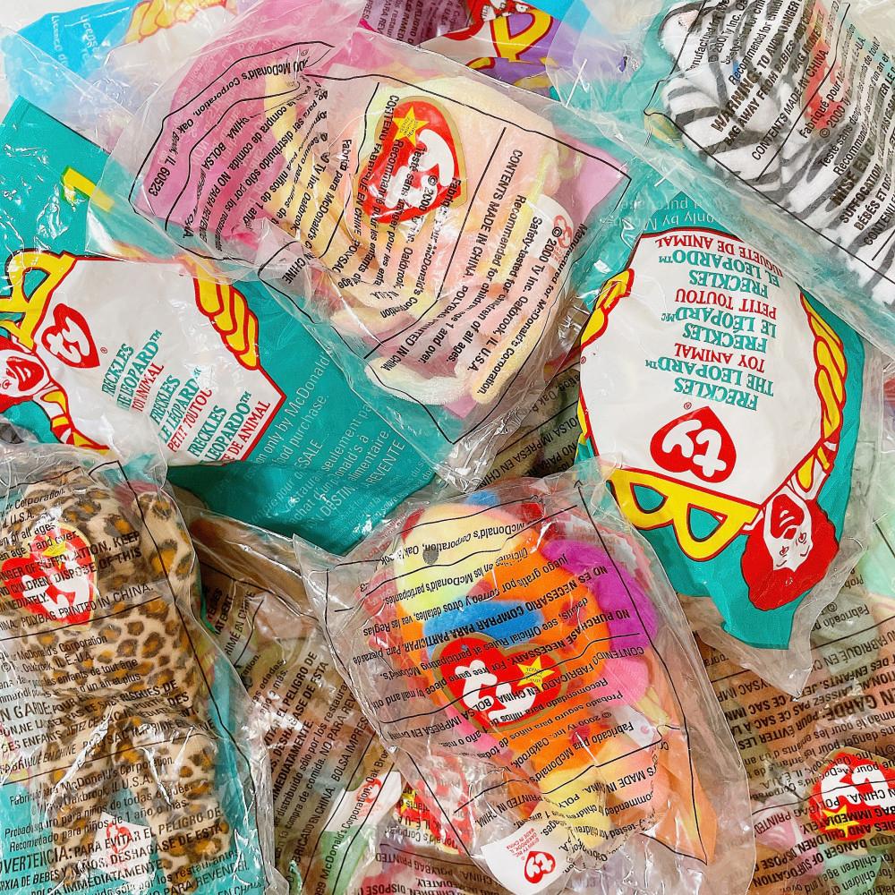 [재입고] 미니 ty동물 _ 빈티지 해피밀 맥도날드 맥토이 티와이 인형 미개봉