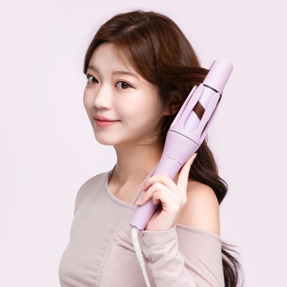 오아 [자동 회전❤] 오토 고데기 봉 고대기 헤어 볼륨 아이롱 롤 웨이브 롤링 40mm 미용실 전문가용