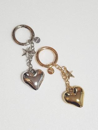 HEART STAR KEYRING (2colors)