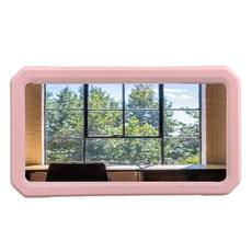 글랑앤 360도 회전 주방 욕실 방수 핸드폰 거치대, 핑크, 1개