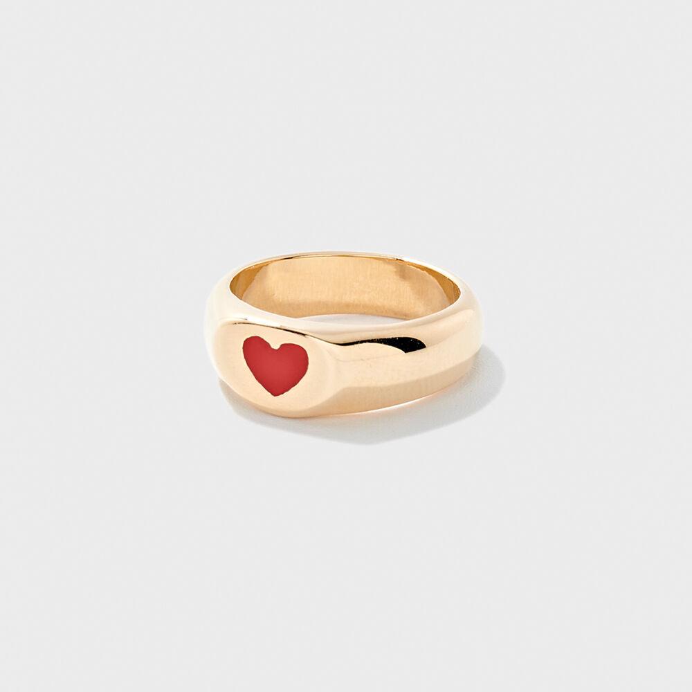Heart ring(red)