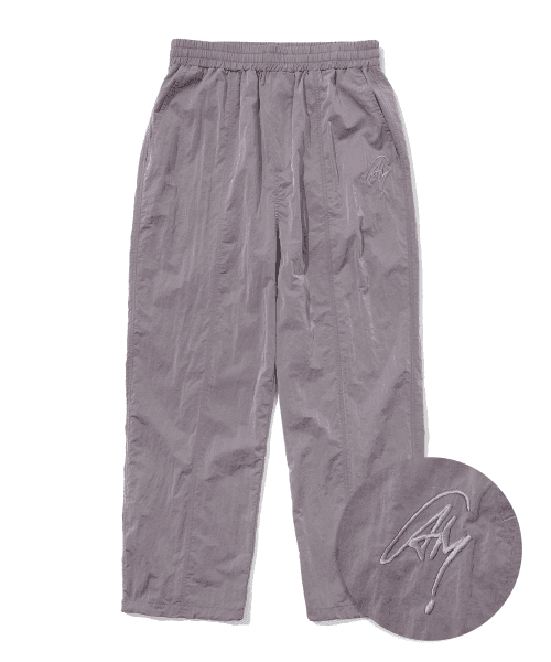 절개 라인 나일론 팬츠 라이트퍼플