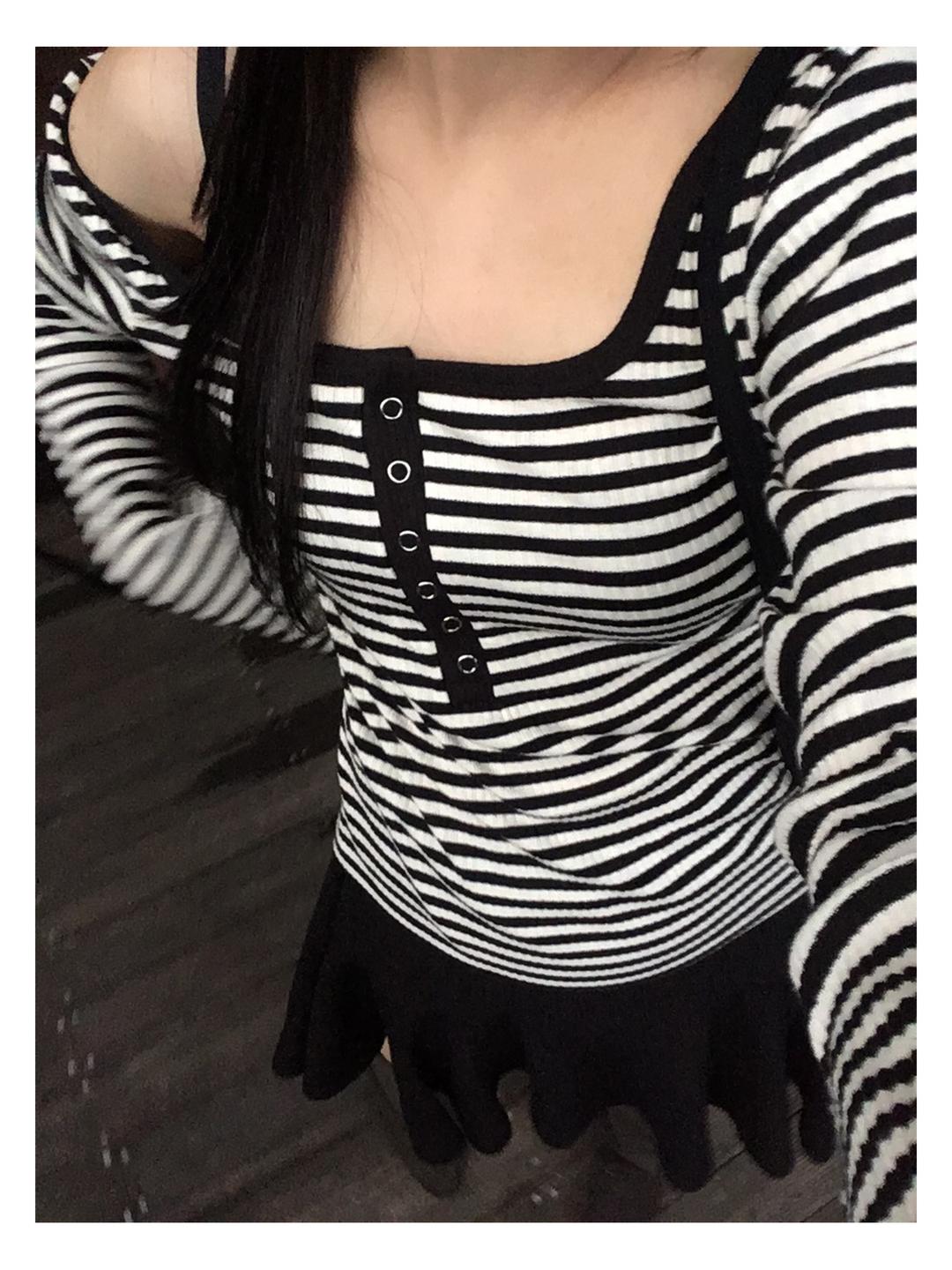 snap stripe tee