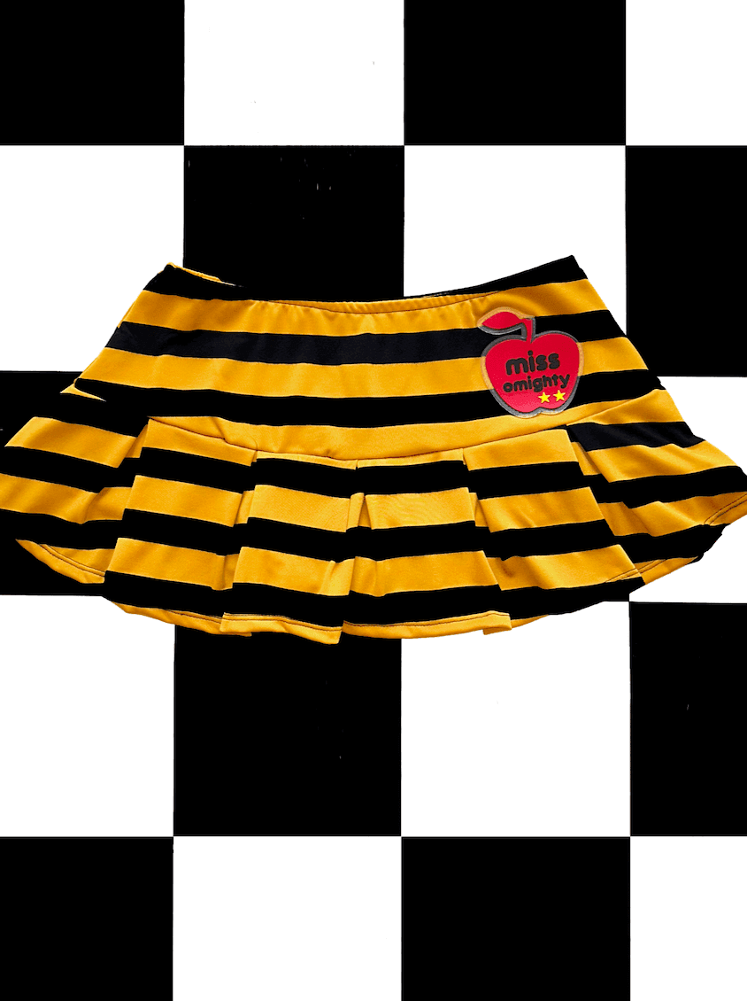 MISS OMIGHTY SKORT IN YELLOW STRIPES