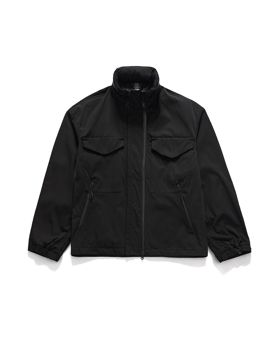 DOUBLE ZIP FIELD JUMPER / BLACK