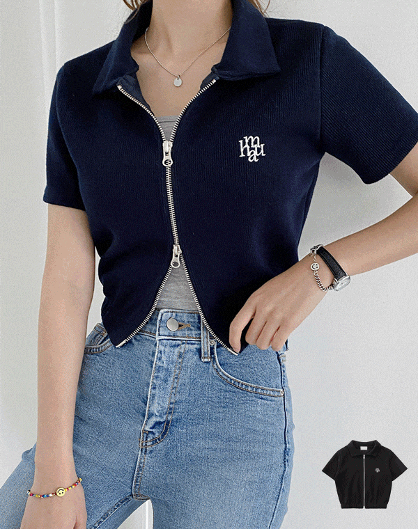 [HALF/LONG][1+1할인] 슬림핏 니트 집업 가디건: 4color