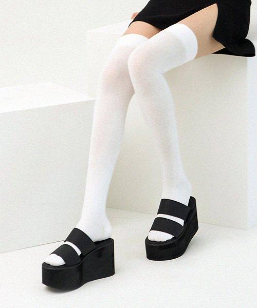 Kitsch Brrrick Platform Slides (Matt Black)