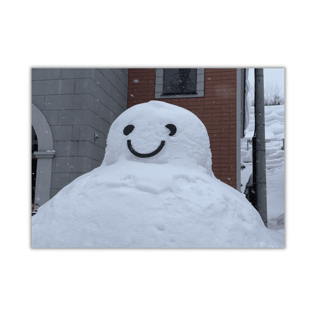 [인테리어 포스터] 스마일 눈사람