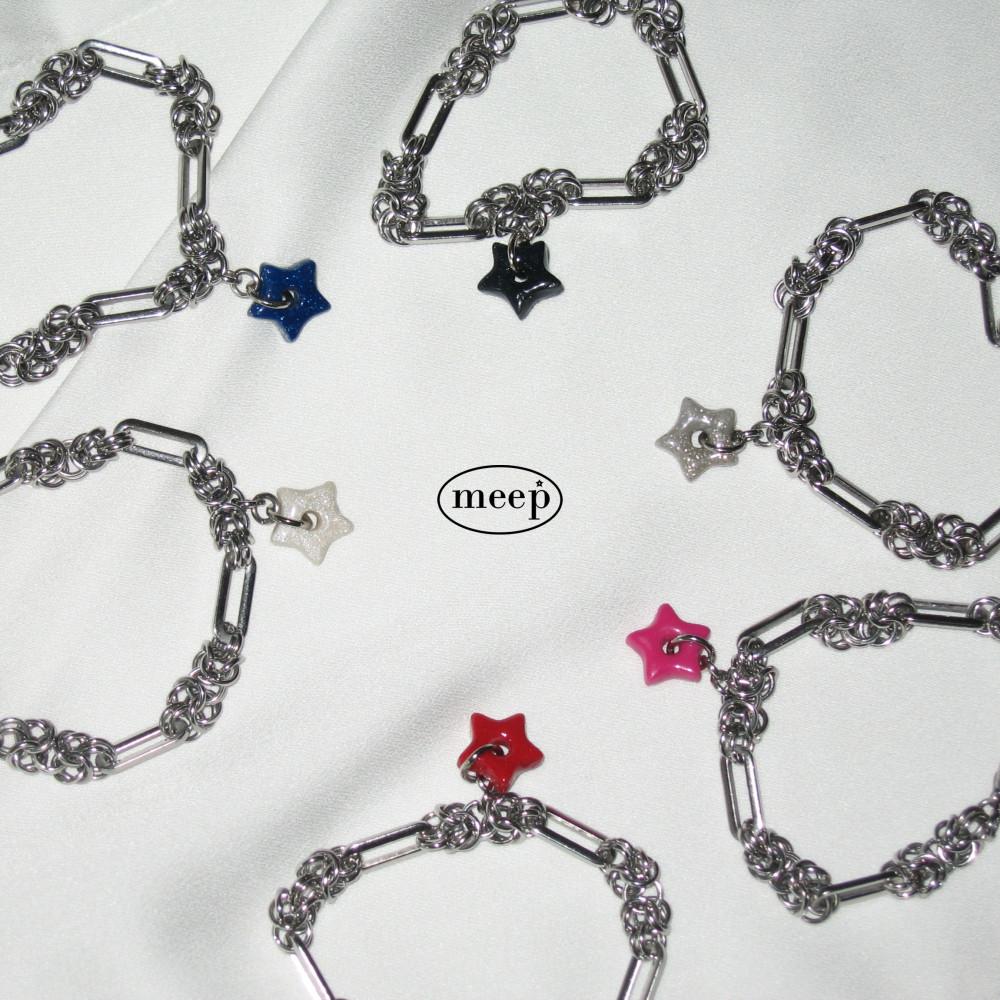 gleaming tiny star bracelet [6colors]