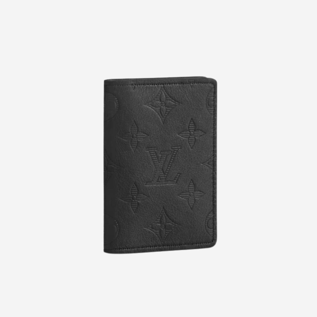 Louis Vuitton Pocket Organizer Monogram Shadow Black