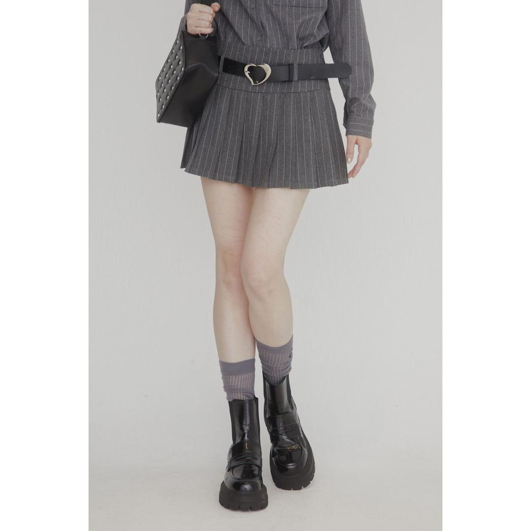 low pleats skirt（2color）