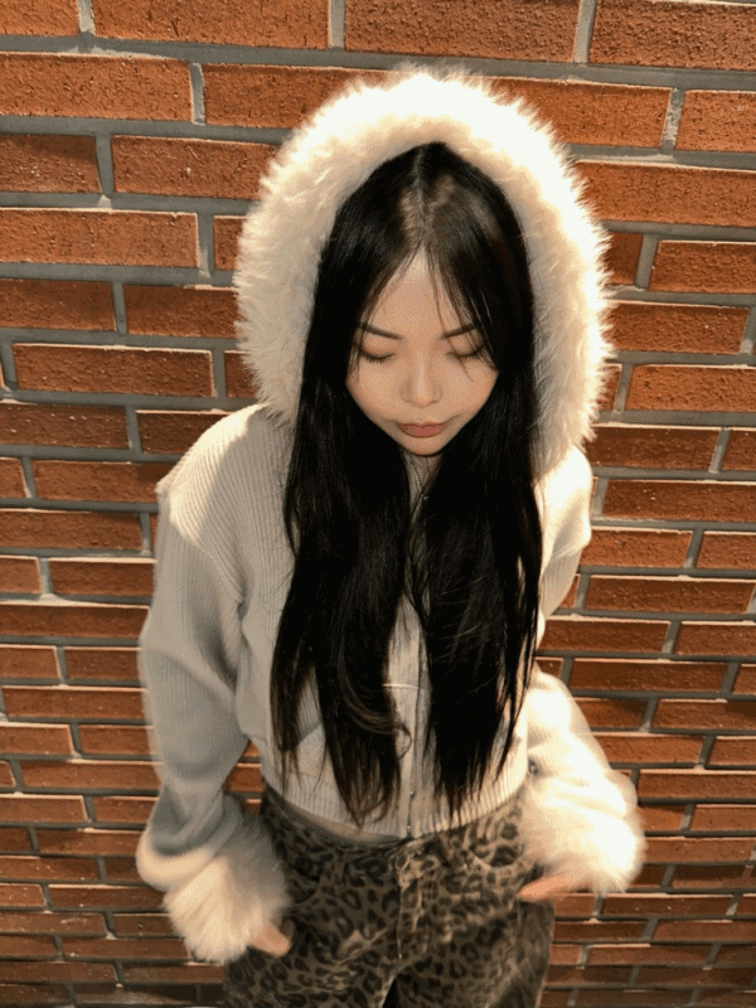 소프트 퍼 집업 가디건 아우터