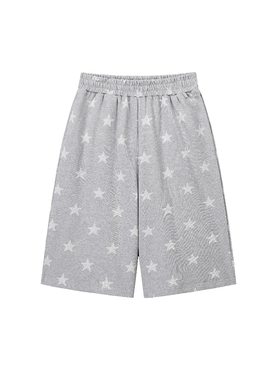 ♪ Angel of Star Bermuda Pants ♫ - GREY