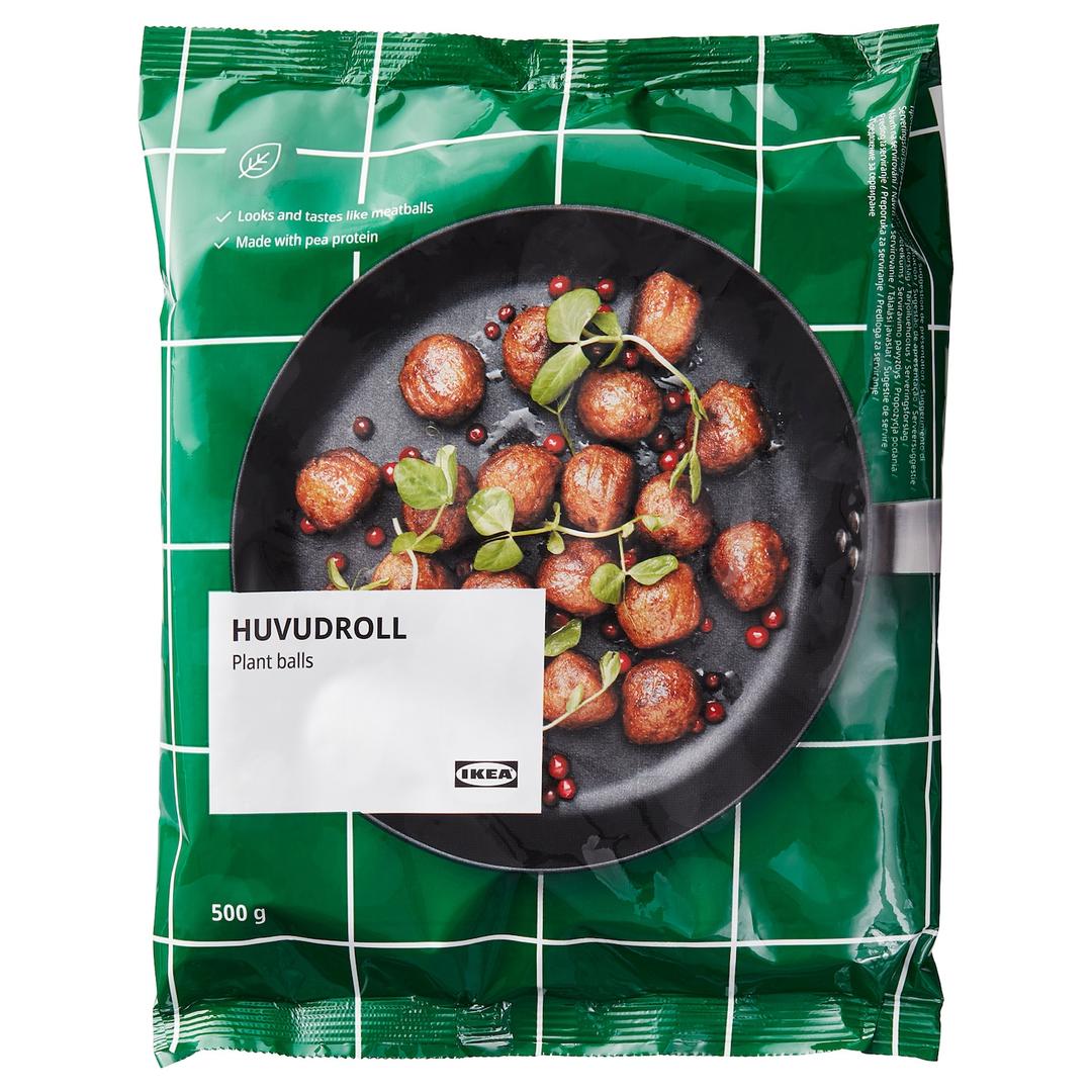 HUVUDROLL 후부드롤 플랜트볼 - 냉동 500 g