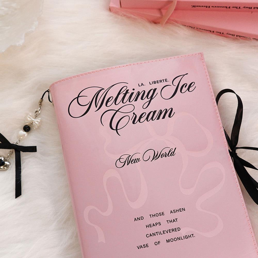 6공다이어리 A5 핑크 에나멜 가죽 만년 위클리 다이어리