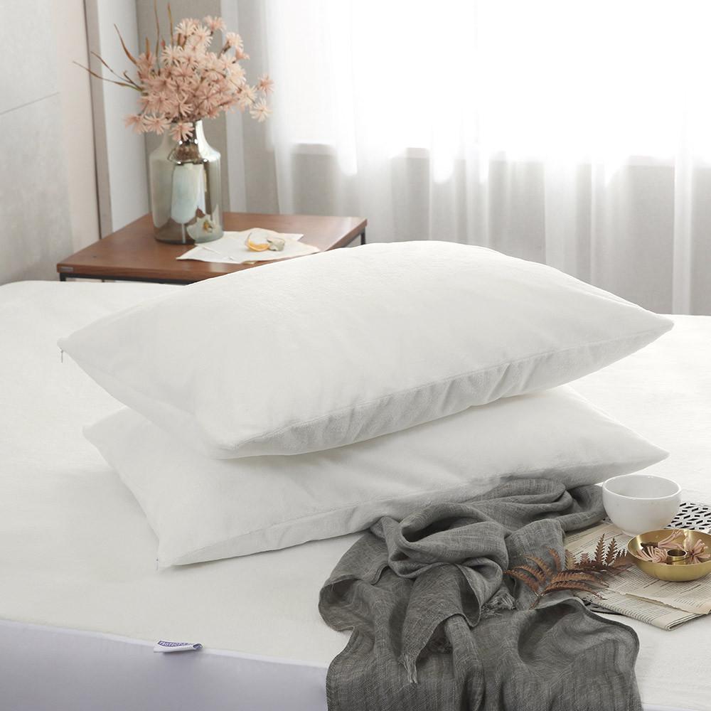 프로텍트어베드 럭셔리 시그니쳐 플러쉬 방수 베개커버