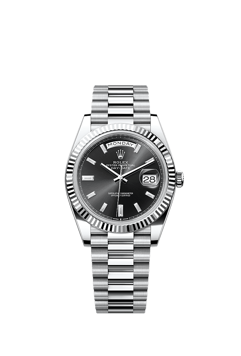 롤렉스 Day-Date 40 시계: 플래티넘 - m228236-0004