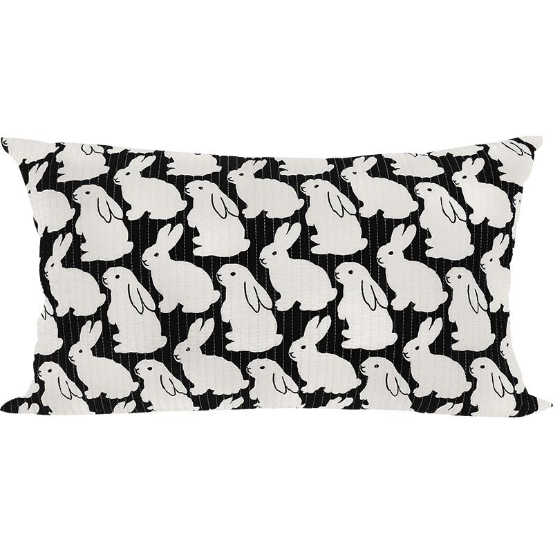 30 Quilting Little Black Bunnies Cushion 30 퀼팅 리틀 블랙 버니즈 쿠션