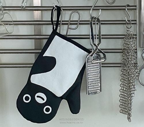 스이카 펭귄 주방장갑