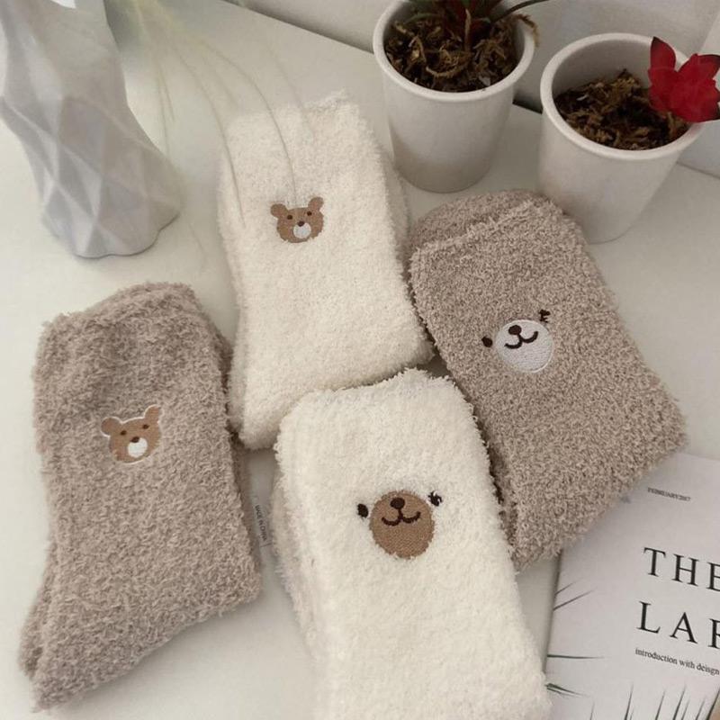 [발이진짜따뜻해요] 귀여운 수면양말 4~5켤레 세트구성