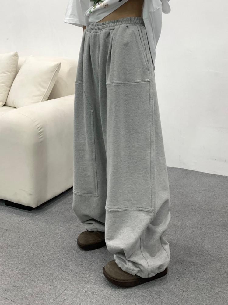 (unisex) 뉴 퍼티그 벌룬 와이드 트레이닝 팬츠 (4col)