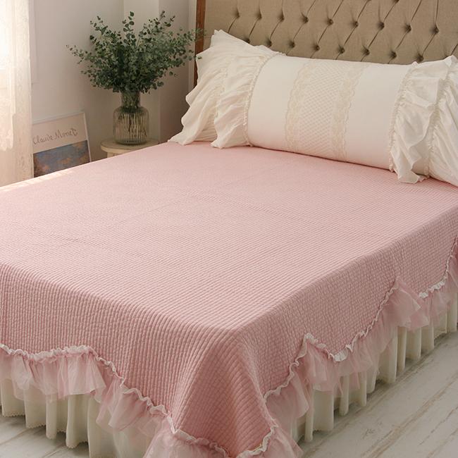 60수 워싱면 레이스 패드 스프레드