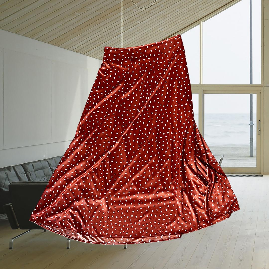 【borus】 -pebble poly skirt