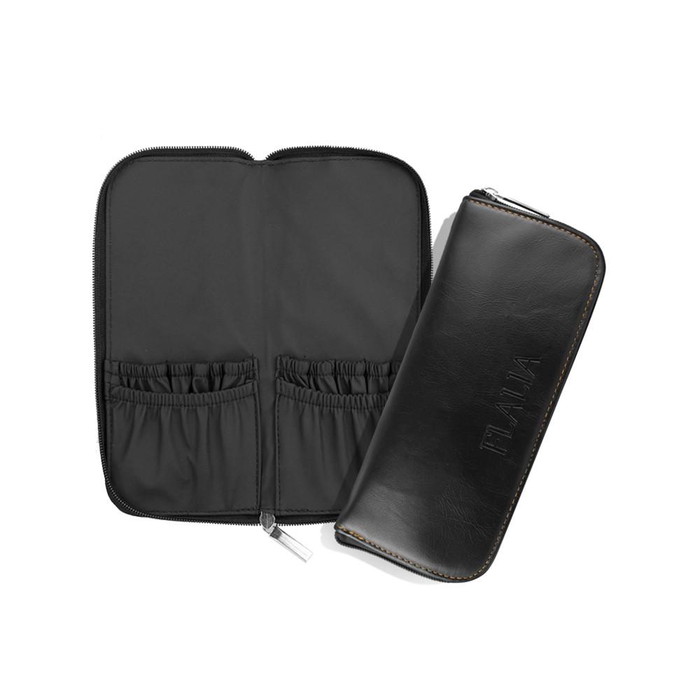 [플라리아] 오리진 8종 메이크업 브러쉬 파우치 휴대용 여행용 지갑 화장품파우치 인조가죽