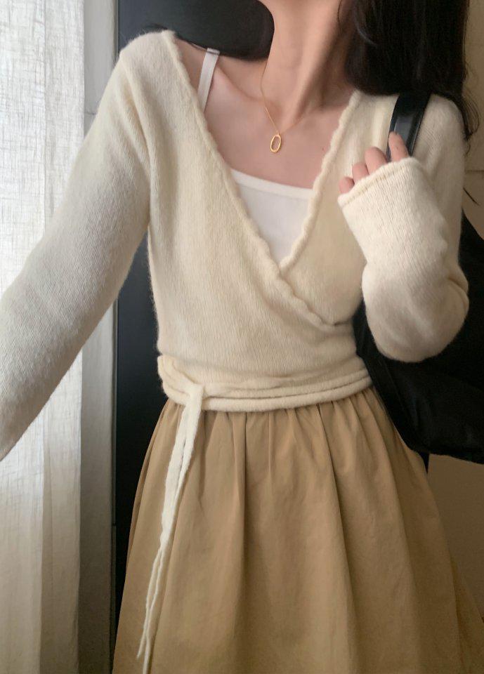 가을신상 하객룩 랩 가디건 3colors