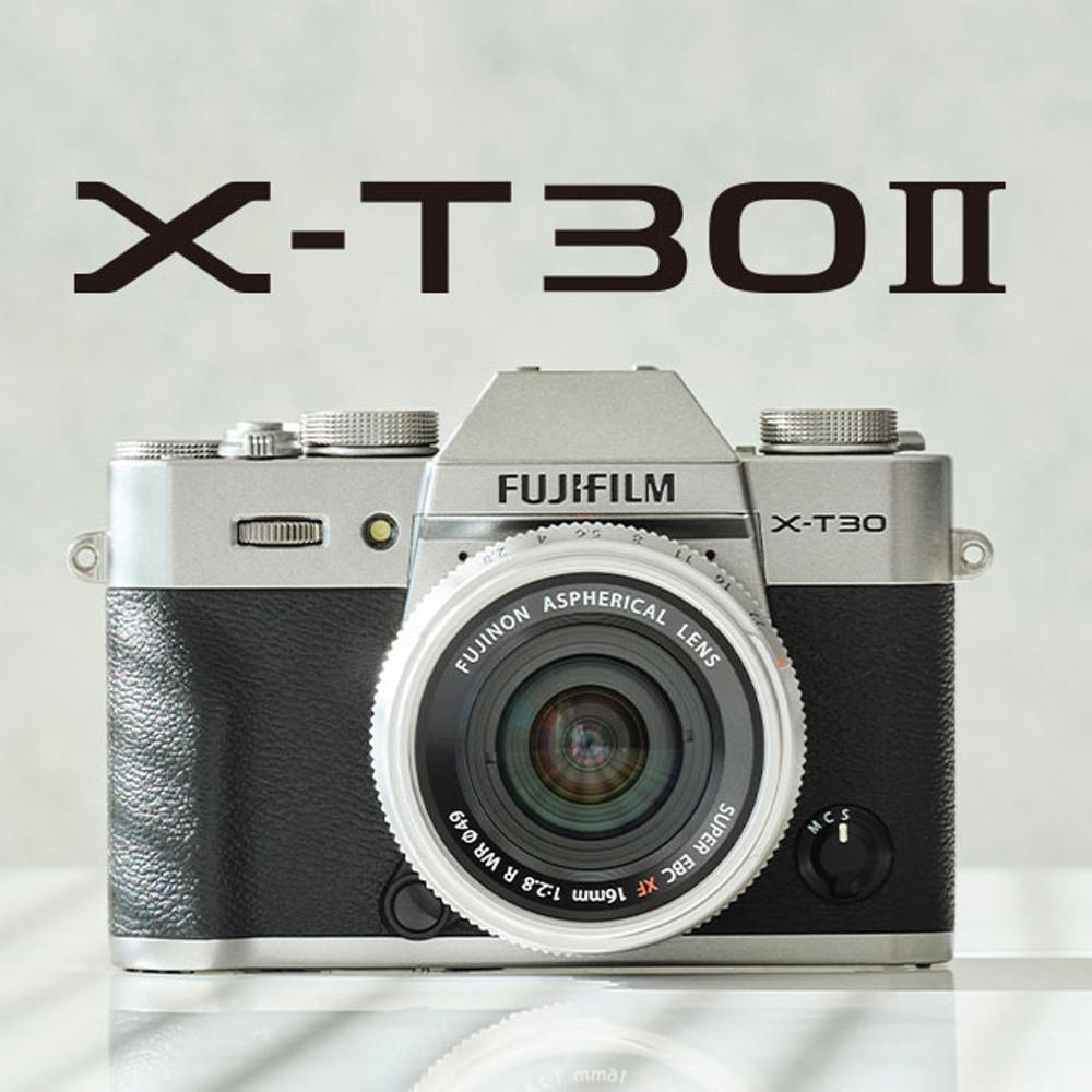 [후지필름충무로점] FUJIFILM X-T30 II Silver / Black  + XF 18-55mm  KIT (프리미엄택배/서울당일직배송/방문수령가능)