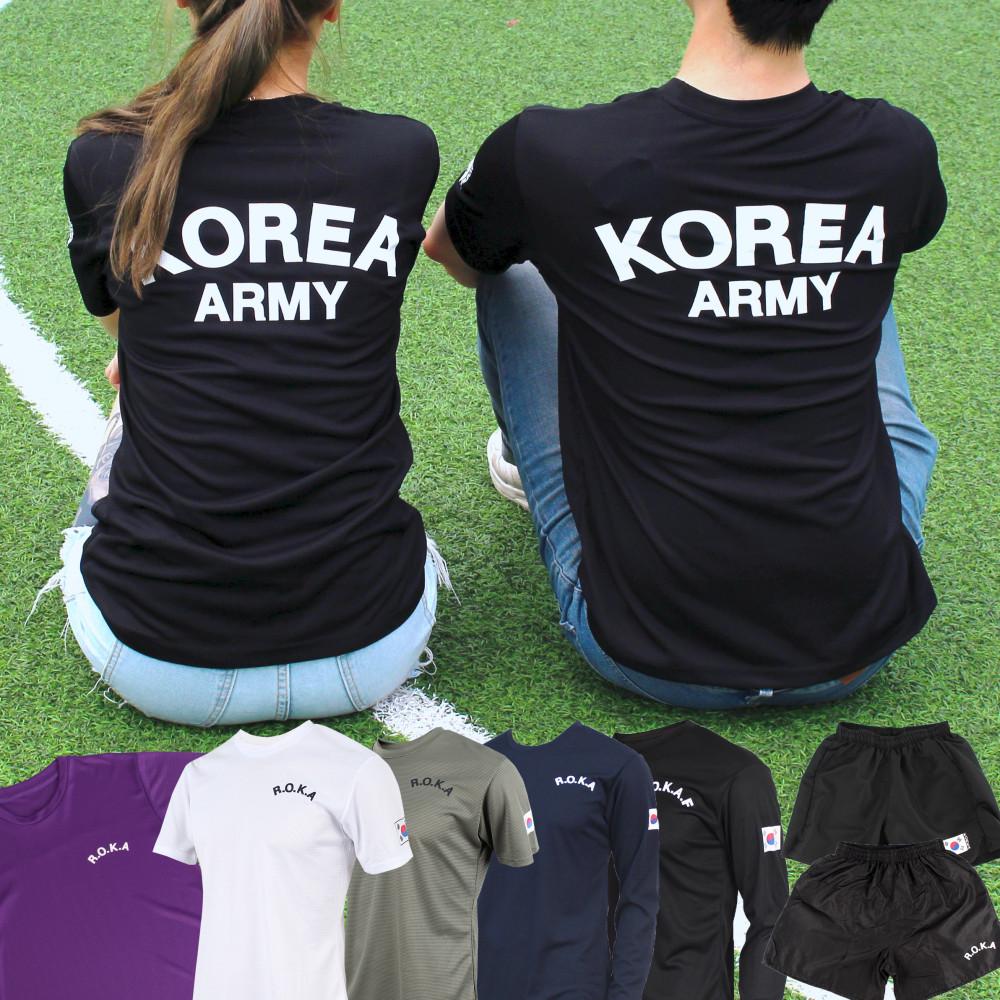 기능성 로카티 코리아아미 ROKA 반팔 긴팔 군인티셔츠