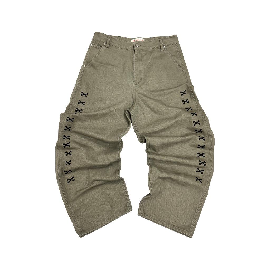 The Death of Chrome Work Pants - Washed Olive